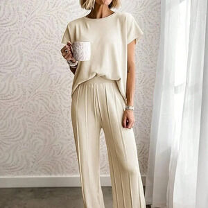 White Casual Women's Summer Solid Color Sleeveless Sweater Vest And Loose Knitte